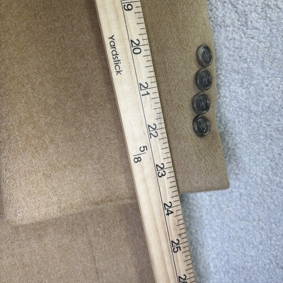 Joseph & Feiss Int Blazer Mens Size 44 S Tan 100% Camel Hair Sportcoat Jacket - Picture 4 of 9